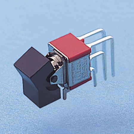 Interruptor basculante en miniatura Vert. ángulo recto PD - Interruptores basculantes (R8011L/R8012L)