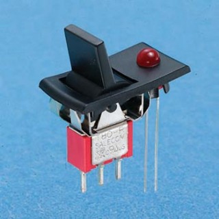 Miniature Rocker Switch with LED - Rocker Switches (R8015-P34)