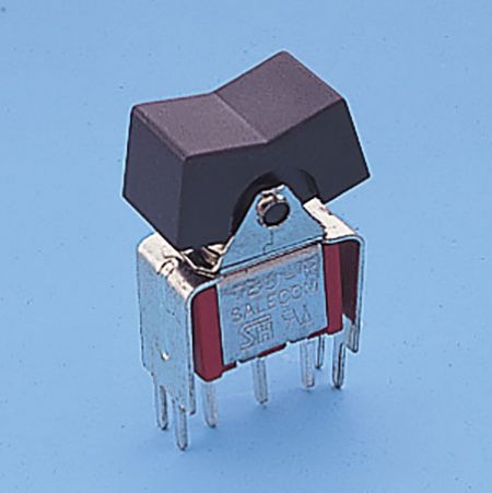 Interruptor basculante en miniatura con soporte en V SPDT - Interruptores basculantes (R8015-S20/S25)