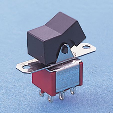 Interruptor basculante en miniatura DPDT - Interruptores basculantes (R8017)