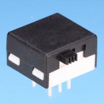 Miniatur-Schiebeschalter, seitlicher Typ, DPDT - Schiebeschalter (S502A/S502B)