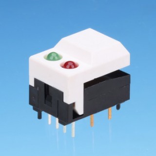 Interrupteur à bouton-poussoir - deux LED - Interrupteurs à bouton-poussoir (SP86-A1/A2/A3/B1/B2/B3)