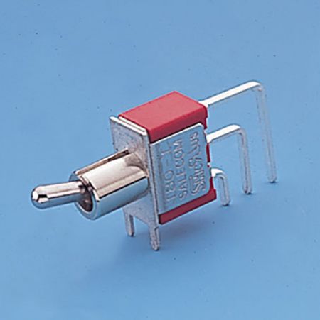 Miniature Toggle Switch Vert. right angle SP