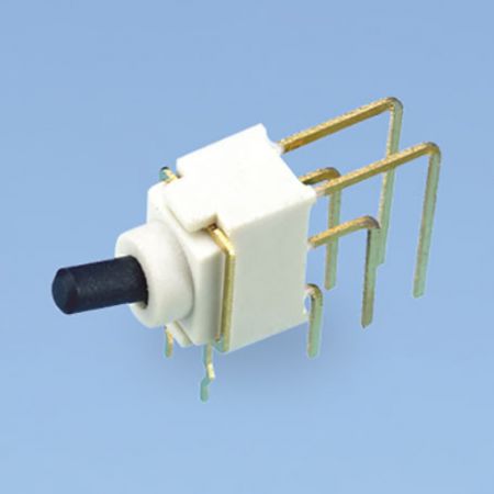 Interruptor de palanca ultraminiatura Vert. ángulo recto - Interruptores de palanca (UT-5-V/UT-5A-V)