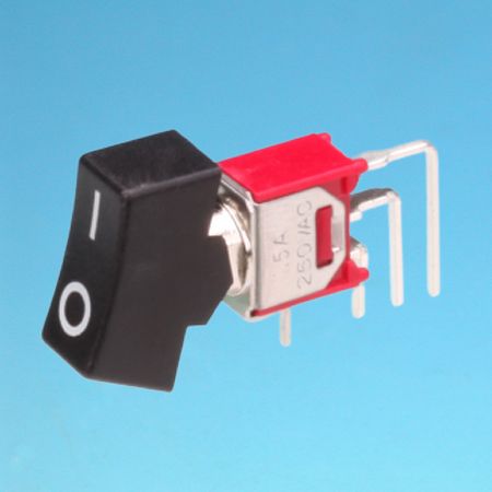 SubMiniature Rocker Switch Vert. right angle - Rocker Switches (RS-82)
