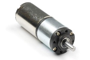 Coreless brush dc motor with gearbox