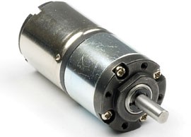 small DC motor with planetary gearhead