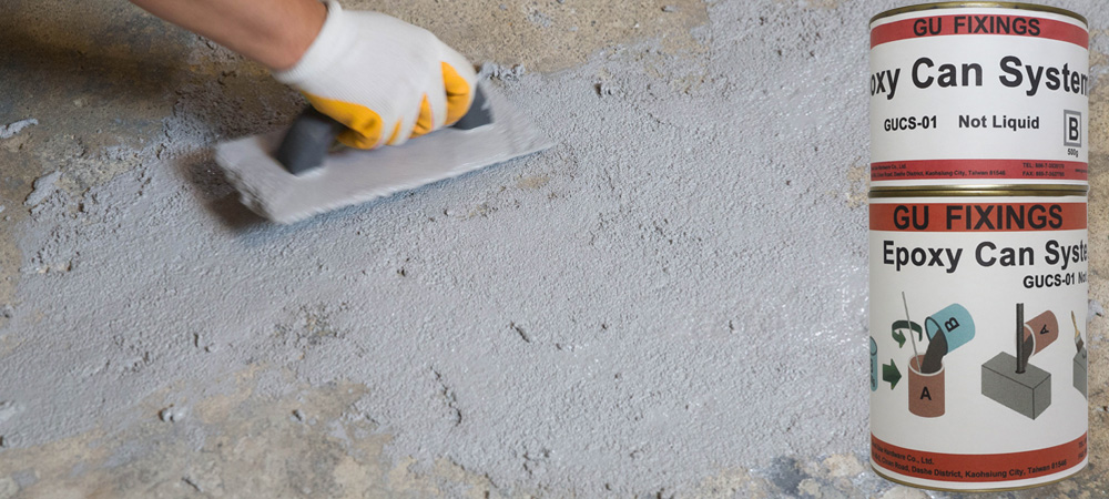 High Viscosity Epoxy Can System For Repair Work Chemical Anchor