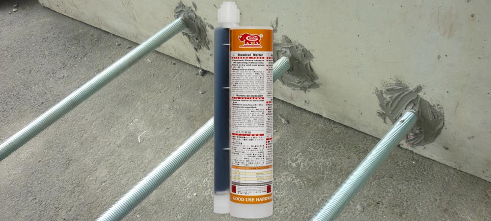 GU-2000 360ml Vinyl ester styrene free, the powerful injection mortar for steelwork constructions