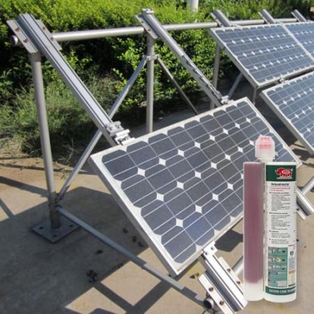 Adhésifs époxy chimiques pour l'ancrage de panneaux solaires