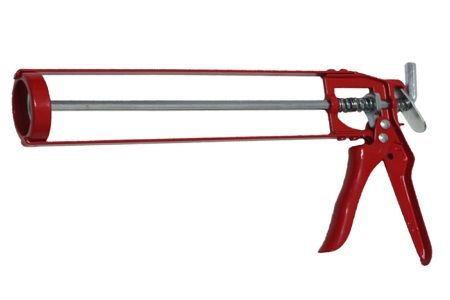Pistola de calafateo de metal sellador de silicona de 300 ml - Aplicador de esqueleto de 10,5" para cartucho de sellador de silicona