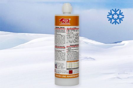 Low temperature cure injectable vinylester resin - GU-2000 Vinyl ester styrene free, the high bonded injection mortar in winter environments