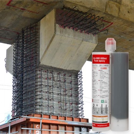 650毫升環氧植筋膠適用於大型橋墩結構錨固作業