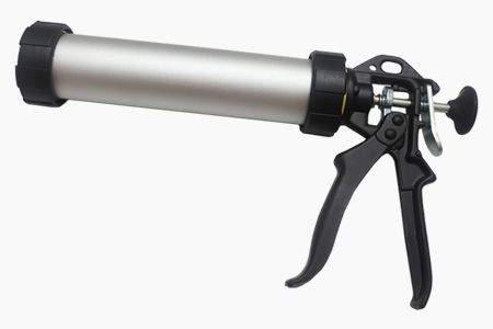 12'' Heavy Duty Manual Caulking Cartridge Gun Silicon Caulking Sealer w/ Nozzle 