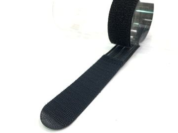 Strap with silicon back and flat end tip, for anti-slip and simple tear