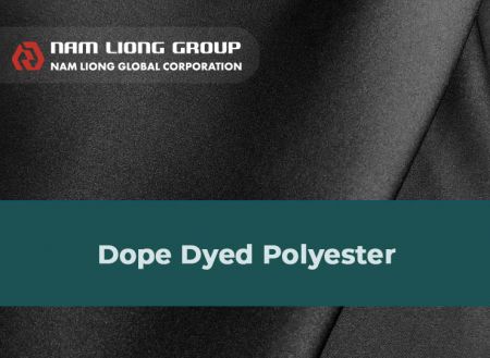 Dope Dyed Polyester vải laminate