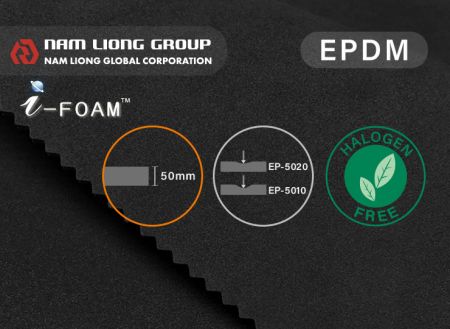 Bọt EPDM dày 50mm - Bọt EPDM 50mm phù hợp nhưng không giới hạn trong việc sử dụng bọc đường ống dẫn dầu.