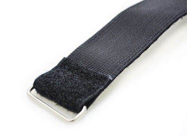 Hook and loop strap can be custom made to certain width, length and color.