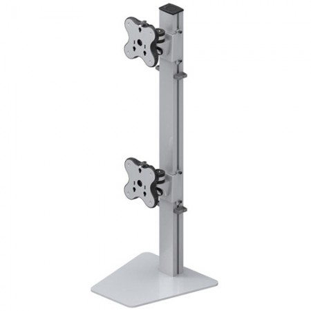 Dual Monitor Arm - Free Standing Type with 2 Layer - Dual Monitor Arm EGFS-8020