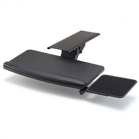 Keyboard Tray (knob mechanism) - with Square Mouse Tray - EGK-721 Keyboard Tray