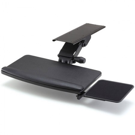 Keyboard Tray (non-knob mechanism) -  with Square Mouse Tray