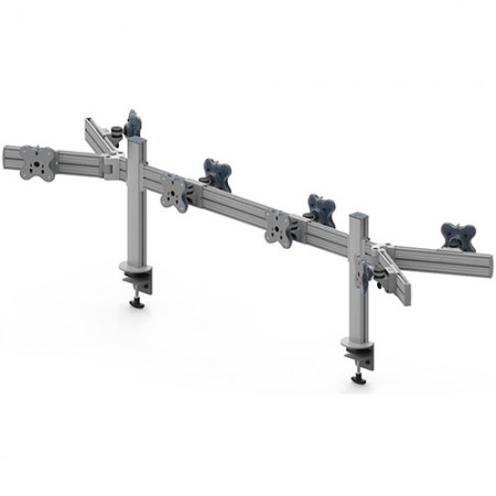 Eight Monitor Arm - Clamp or Grommet Mount - Eight Monitor Arms EGTB-4514DW / 4514DWG