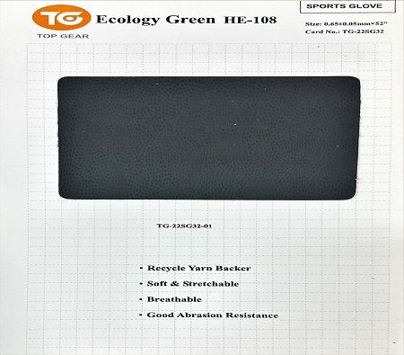 Per guanti sportivi in ​​pelle sintetica PU (nuovo arrivo serie GRS!) - Verde ecologico HE108