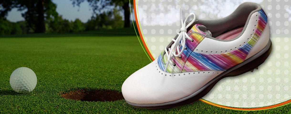Pelle sintetica PU per scarpe da golf