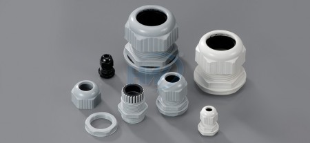 Cable Glands,Metric Thread,Polyamide,Cord Range 3.0~6.5mm2, Mounting Hole Dia. ø12.5 mm