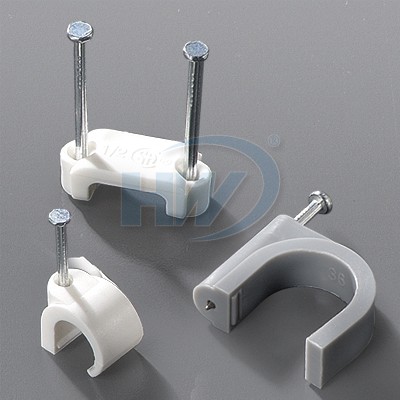 Wire Management Firm Fixing Steel Nails Fixer Holder Organizer Clamp Cable Clip 