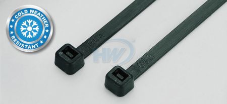 150x2.5mm (5.9x0.10 inch), Cable Ties, PA66, Cold Weather Resistant