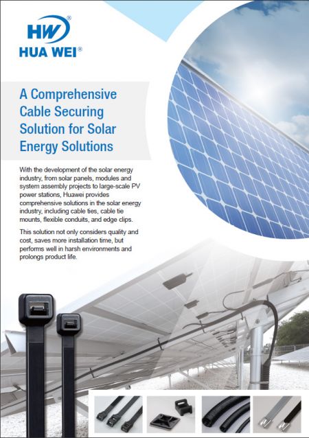 Cable Securing Solution for Solar Energy - Brochure