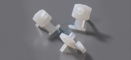 Kabelbinderbevestigingen, slagvast laag profiel polyamide, 4,8 mm Max. bindbreedte, 5,0 mm montagegat