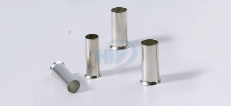 Non-Insulated Cord-End Ferrules,Copper,Conductor 16AWG,Length 12mm - Non-Insulated Cord-End Ferrules