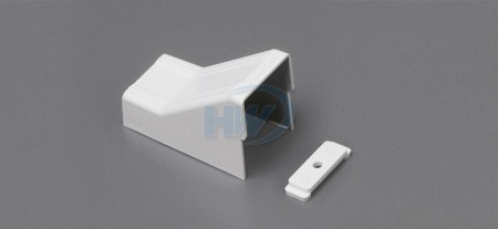 Accesorios para canaleta - Entrada de techo+clip, para GU-4525,45x25mm, canaleta de una pieza - Accesorios de canalización