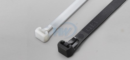 120x7.6mm (4.7x0.30 inch), Cable Ties, PA66, Releasable - Releasable Cable Ties