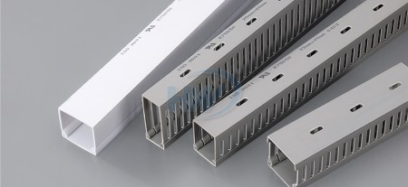 絕緣配線槽-GW,PVC,寬度20mm(0.79"),高度20mm(0.79"),電線容量5-12 PCS - 絕緣配線槽-GW