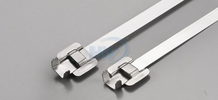 重型可退式不锈钢带, SS304 / SS316 ,长度(L)9.05"(230mm),环拉值250lbf - 可退式不锈钢束带