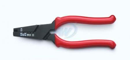 Herramientas para férulas de extremo de cable, rango de alambre 0,25 ~ 2,5 mm2 (24-14 AWG