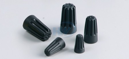 Wire Connectors,PA66/Steel spring,Temp Rating180°C (356°F),Voltage 600V,Suitable Wire AWG 18-10 - Wire Connectors
