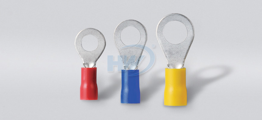 Lot De 50 Bornes à Anneau Non Isolées #8 - Pour Fils 22-18 AWG | Réf. 12-1075