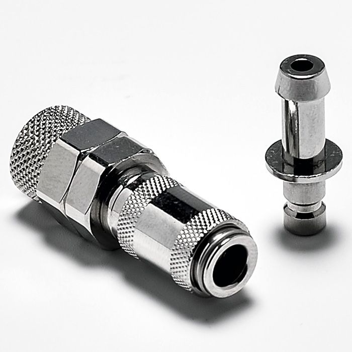 Stainless steel 304 Mini PU Socket / Mini PU Plug
