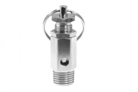 Válvula de seguridad ajustable - La válvula de seguridad del compresor de aire es ajustable para proteger los dispositivos de sobrepresión.