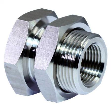 Hex Bulkhead Coupling - Hex Bulkhead Coupling is used in hanger bolts or threaded rods.