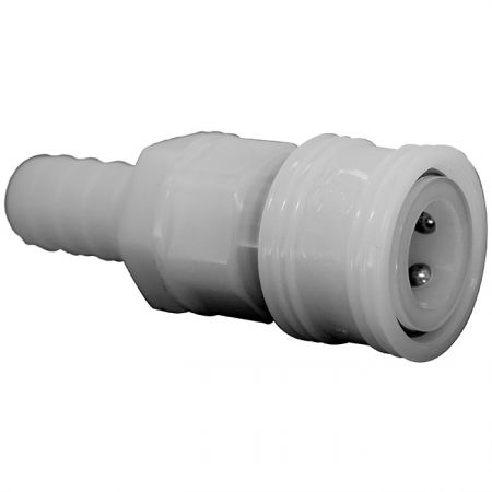 Presa per tubo flessibile con innesti rapidi a chiusura unidirezionale (Nylon66) - Presa per tubo flessibile con innesti rapidi a chiusura unidirezionale (Nylon66)
