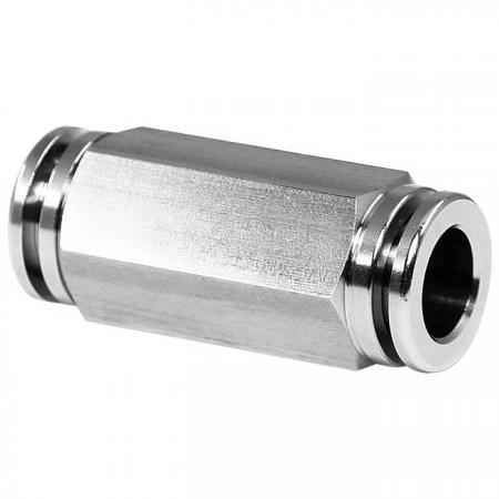 Stainless-steel Push-in Pneumatic Fittings Union - Push-in Pneumatic Fittings Unions.