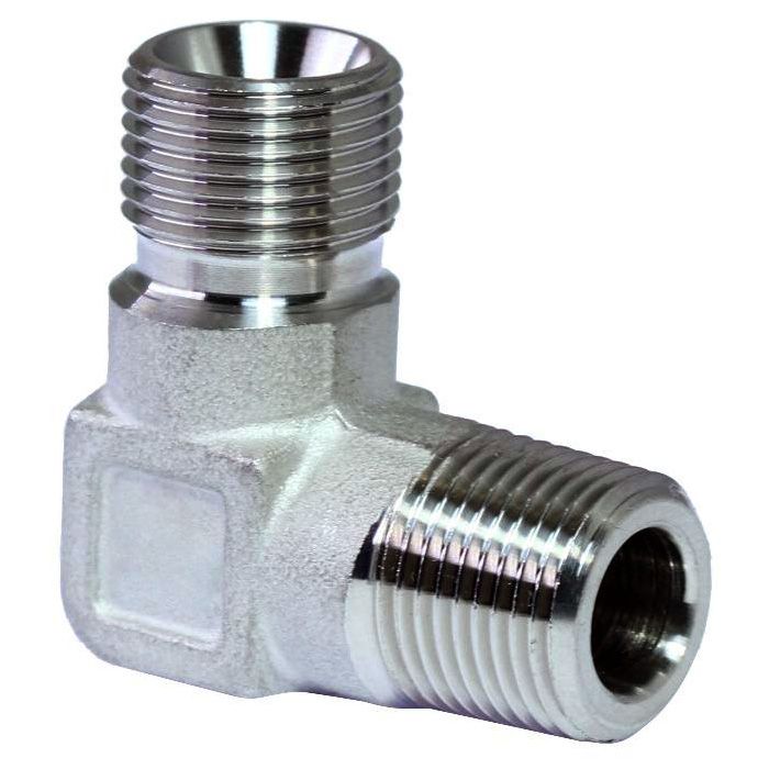 2 Raccordi Rapidi Idraulici NPT 1/4" - Connettori Maschio E Femmina In Acciaio Per Pompe E Cilindri, Pressione 30 MPa