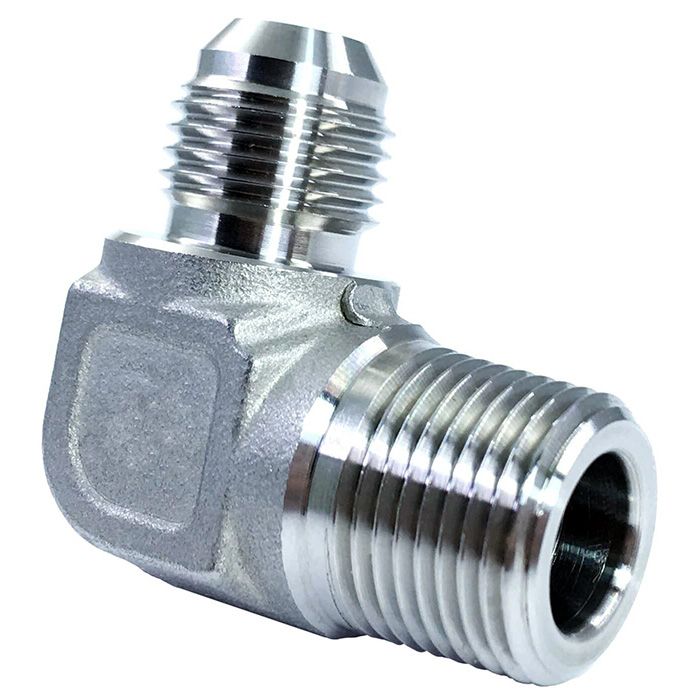 JIS 30° Flare Hydraulic Fittings Male Elbow Manufacturer CHIBIN Machine