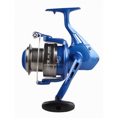 Atomic SW Spinning Reel - Okuma Atomic SW Spinning Reel-Corrosion resistant graphite body and rotor-Multi-stop anti-reverse system-Aluminum anodized spool