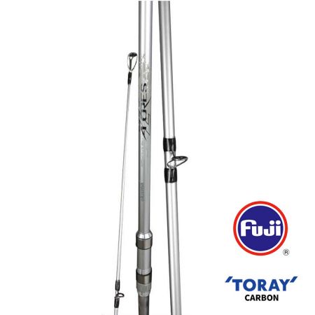 Azores Tele Surf Rod - Okuma Azores Tele Surf Rod-40T high modulus Toray carbon blank construction-OC-9 carbon outer wrap and solid carbon tip